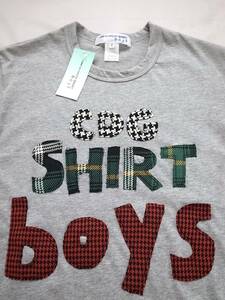 COMME des GARCONS SHIRT boys パッチワーク ロゴ Tシャツ sizeM