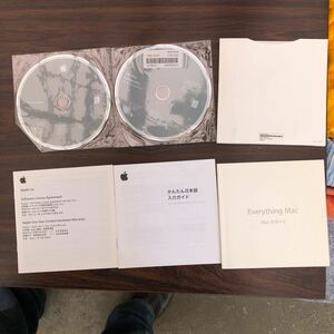 Mac OS Ｘ　install DISC 1と2:送料ネコポス２３０円