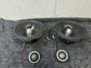 ☆③ロックフォード スピーカー ツイーター ２個セット 16.5㎝ 動作確認済み T2652-S Rockford Fosgate 100ｗ 200ｗ 4Ω 中古 オーディオ