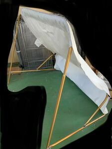 マリンボート用　オーニング　ビミニトップ　ボートカバー　紫外線防止　日除け　雨よけ　防水　サンシェード
