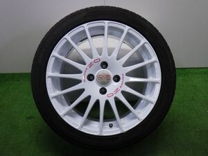 ★OZ RACING★1本 215/45R17 社外 アルミ 108 4H 65mm 17インチ 7J +25 KBA45677 AS7 中古 タイヤ ホイール