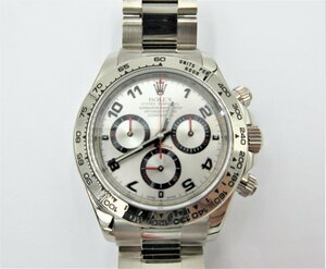 C4-47RE 中古美品 ROLEX ロレックス コスモグラフ デイトナ 116509 D番 研磨済み メンズ 腕時計 箱有 自動巻き