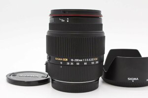 【美品】SIGMA シグマ 高倍率ズームレンズ 18-200mm F3.5-6.3IIDC OS HSM キヤノン用 APS-C専用 #LE2024318