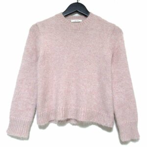 ほぼ美品 THE ROW ザロウ カシミヤ100% クルーネック 長袖 ニット セーター プルオーバー XSサイズ ピンク