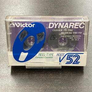 1997N 未使用 ビクター DYNAREC ROOT BLUE 52分 ノーマル 1本 カセットテープ/One Victor Type I Normal Position unused Audio Cassette