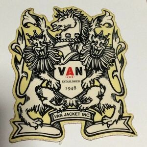 VAN JAC ヴァンヂャケット ステッカー シール 未使用保管
