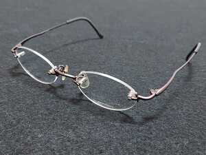 新品　renoma　レノマ　日本製　メガネ　眼鏡　高級感　上品　ツーポイント　オーバル　チタン