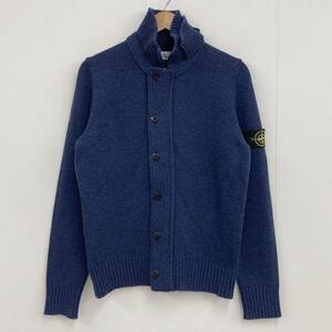 STONE ISLAND ニット ジップ カーディガン ネイビー 紺 Mサイズ ストーンアイランド セーター ジャケット ブルゾン 3080175