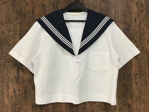 ss_0367y ★定形外 配送★ 九州方面 中学 高校 夏服 半袖 指定セーラー服 サイズ LL程度　女子制服