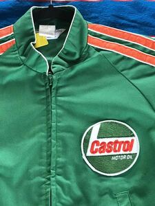 Castrol Motor Oil ジャケット　カストロール　オイル　英国　ビンテージ　アメリカ　レーシング　レース　アメカジ