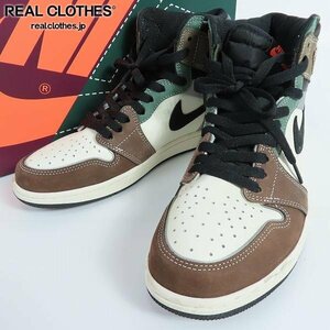 NIKE/ナイキ AIR JORDAN 1 RETRO HIGH Craft/エア ジョーダン 1 レトロ ハイ クラフト DH3097-001/28 /080