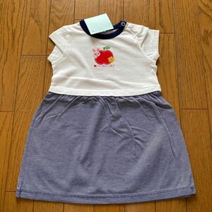 SALE 即決　新品　ミキハウス　ワンピース　90 女の子 子供服 半袖 