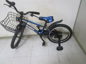 Ｎ510★AVIGO SUPER FRAME TRAVER　キッズ 男の子 子供用自転車 18インチ　補助輪付★中古美品