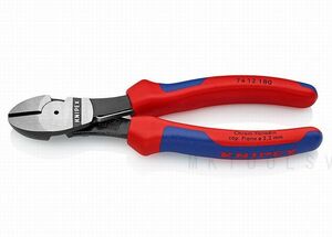 KNIPEX クニペックス パワーニッパー 7412 180 バネ付 