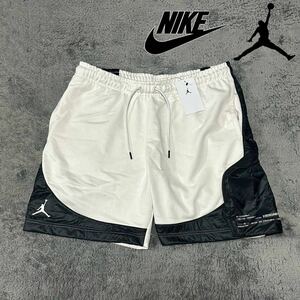 格安送料! Lサイズ 新品 NIKE JORDAN BRAND ハーフパンツ 定価10,230円 スウェット 23ENG STMT FLC SHORT ショートパンツ 白 ホワイト 黒