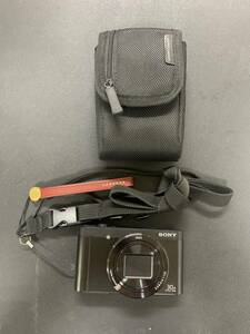 SONY　ソニー　Cyber-shot サイバーショット　DSC-WX500 デジタルカメラ　デジカメ　カメラ　ストラップ付き　ケース付き　ブラック　①