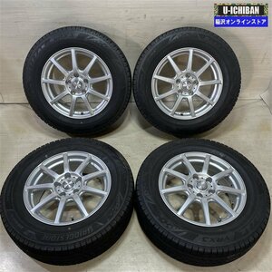 カローラクロス ヴェルファイア 等 ラブリオン 6.5-16+38 5H114.3 ブリヂストン VRX3 215/65R16 16インチ スタッドレス 4本セット 009k