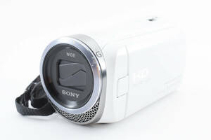 【動作良好美品★】SONY HDR-CX420 ソニー ビデオカメラ ホワイト #M10471