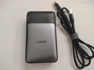 ■アンカー Anker 733 Power Bank (GaNPrime PowerCore 65W) A1651 モバイルバッテリー 充電器 社外　変換アダプタ付きUSBケーブル　C