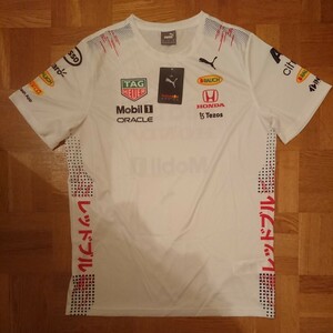 新品 未使用 タグ付 2021 レッドブル レーシング ホンダ F1チーム トルコGP 限定 JAPAN スペシャル Tシャツ Mサイズ PUMA フェルスタッペン