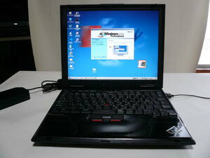 IBM ThinkPad X22 PentiumⅢ-M 800 MHz / 20 ＧＢ / 256 MB / Windows 2000 sp4