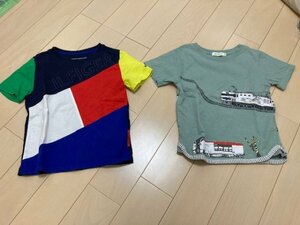 【ブランド2枚セット】Tシャツ　子供服　キッズ　110サイズ　ブランドは商品説明にて
