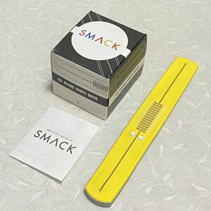 SMACK スマック　ORT　シリコンLEDウォッチ　巻きつけ時計 　イエロー　電池交換済