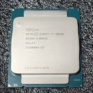 CPU Intel Core i7 5820K 3.3GHz 6コア12スレッド Haswell-E LGA2011-3 PCパーツ インテル 動作確認済み