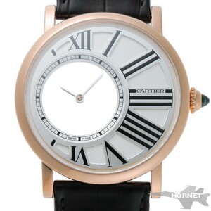 Cartier カルティエ ロトンド ドゥ カルティエ ミステリアス アワー ウォッチ 手巻 W1556223 750PG メンズ 時計 1820187