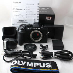 ☆新品級・ショット数3181☆ OLYMPUS ミラーレス一眼カメラ OM-D E-M1 MarkII ボディー オリンパス #2063