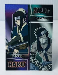 【NARUTO】 ナルト TCG カード　アマダ　エッチングカード　№36 桃地再不斬　ザブザ　白　ハク　ZABUZA HAKU　 ☆N1