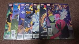 Exiles/エグザイルズ Xメン シリーズセット 7冊 #34～#40 X-Men エックスメン アメコミ 