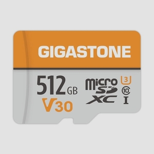 送料無料★Gigastone MicroSD 512GB Full HD&4K UHD UHS-I A1 U3 V30 C10