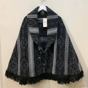 新品！RRL WOOL NATIVE PONCHO ダブルアールエル ウール ネイティブ ポンチョ コート ケープ POLO RALPH LAUREN ポロ ラルフローレン M/L