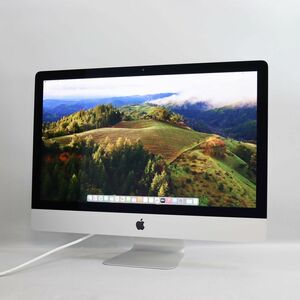 1円スタート Apple iMac (Retina 5K, 27インチ, 2019) (Core i5-8500/メモリ32GB/SSD28GB+HDD1TB(Fusion Drive)/macOS 14)