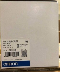 国内翌日発送！新品 未使用【税込★Ｔ番号適格請求】OMRON オムロン CJ2M-CPU32 CPUユニット ６ヶ月保証