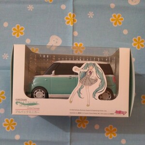 ミニカー ダイハツ ムーヴ キャンバス 初音ミク リミテッドパッケージ プルバックカー DBC STORE 限定 未使用品 ビジネス サポートセンター