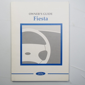 FORD FIESTA フィエスタ オーナーズガイド 取扱説明書