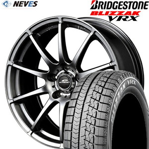 新品 スタッドレスタイヤ&ホイールセット 【185/65R15 88S 2023年製 BS BLIZZAK VRX 15x6.0J 5H STAG MG】