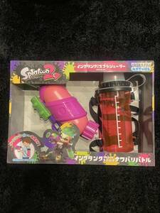 【新品未使用】【送料無料】スプラトゥーン2 Splatoon インクタンク付きスプラシューター 水鉄砲 ネオンピンク ウォーターガン 