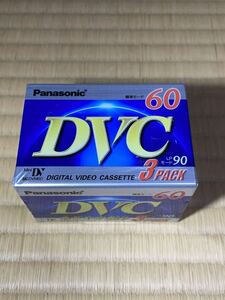 Panasonic ミニDV カセットテープ 3パック　AY-DVM60V3