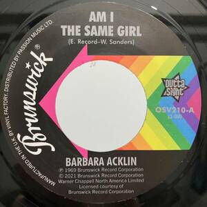 7” ★ Barbara Acklin - Am I The Same Girl / Young-Holt Unlimited - Soulful Strut ★ オルガンバー サバービア フリーソウル muro