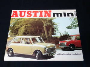 【1967年】BMC オースチン MINI ミニ / AUSTIN mini Mk.Ⅱ 専用 カタログ / 英語版 / THE BRITISH MOTOR CORPORATION LIMITED【当時物】