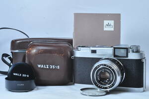 Walz 35-S ワルツ３５ 35mm フィルム レンジファインダー カメラ Walzer 1:2.8 f=4.5cm ★ 現状品 ★ 人気 ★ 希少 ★