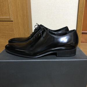 新品 Dior Homme ディオールオム ホールカット レザー シューズ 41 ブラック 黒 ワンピース 革靴 靴 ドレス ビジネス フォーマル 未使用