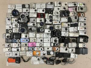 【大量105個以上】 ソニー ペンタックス 富士フィルム 等 コンパクトデジタルカメラ 等 大量 まとめ ジャンク D6