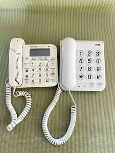 【動作未確認】Panasonic 留守番電話機とカシムラシンプル電話機 2点セット
