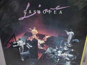 ◆カシオペアCASIOPEA/LIVE　中古LDレーザーディスク 野呂一生 向谷実 櫻井哲夫 神保彰