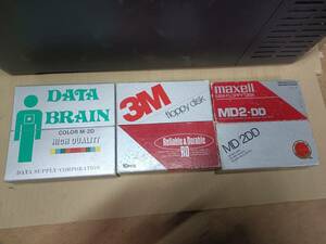 フロッピーディスク　FD　3M　maxell 2D 2DD　DATA BRAIN