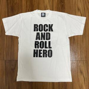 【未使用品】桑田佳祐 『ROCK AND ROLL HERO』Tシャツ 白 サザンオールスターズ 